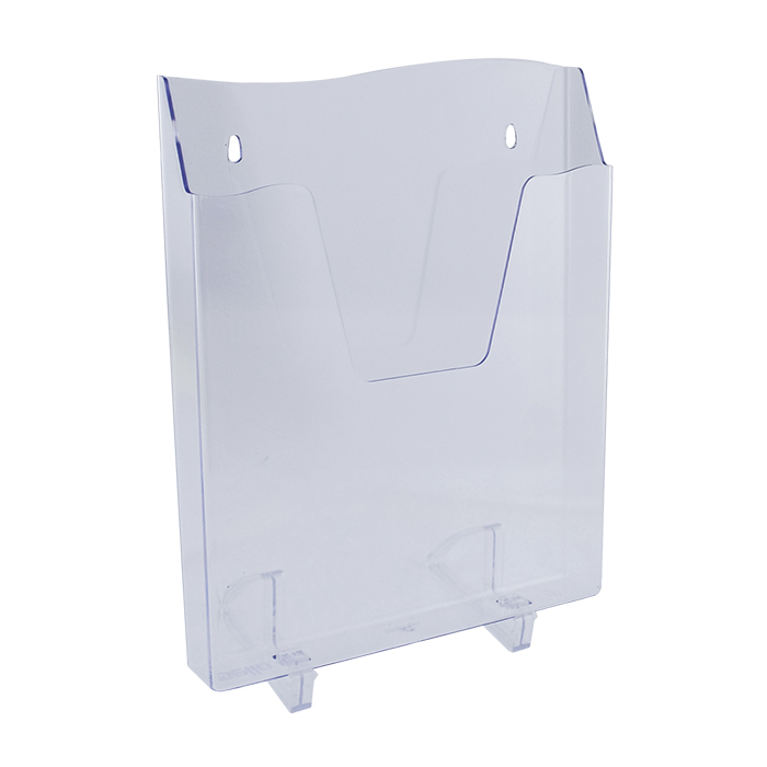 Display A4 Vertical Parede / Mesa Acrílico Cristal Dello 