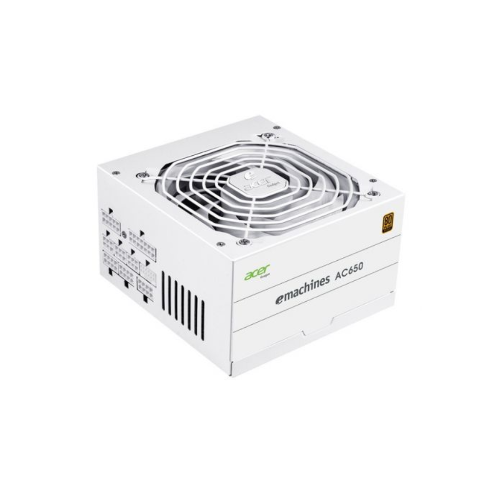 Fonte Atx 650w 80 Plus Bronze Pfc Ativo Full Modular Branco