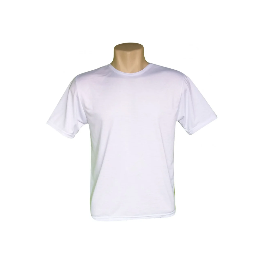 CAMISETA BRANCA G ADULTO POLIESTER GOLD P/SUBLIMAÇÃO MR MUG - 2654