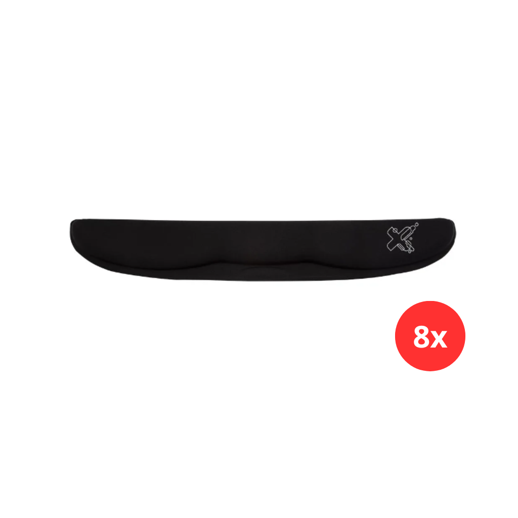 Apoio Pulso para Teclado em Gel Preto Maxprint - 8 Und