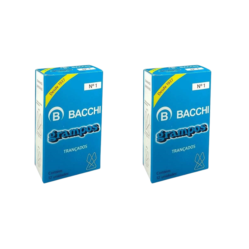 GRAMPO TRANÇADO BACCHI N¦ 1 COM 12 UN GRANDE - 2 CAIXAS