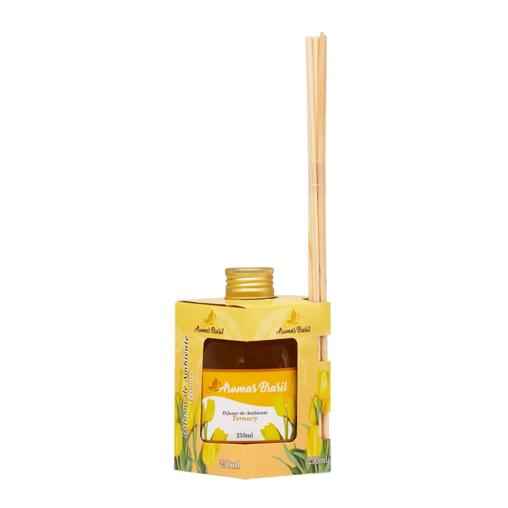 Aromatizador de Ambiente C/ Vareta Brasil 250ml Sementes de Girassol 