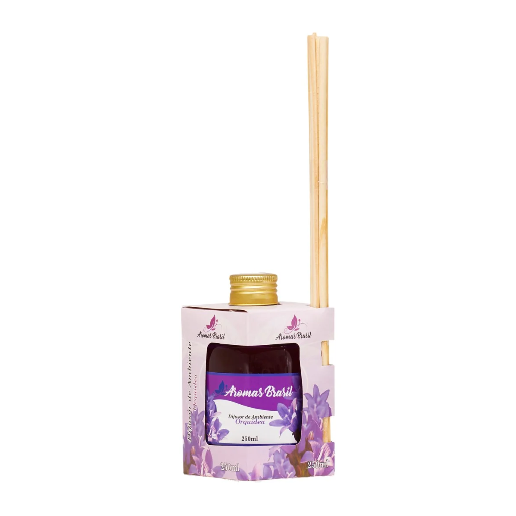Aromatizador de Ambiente C/ Vareta Brasil 250ml Orquidea 