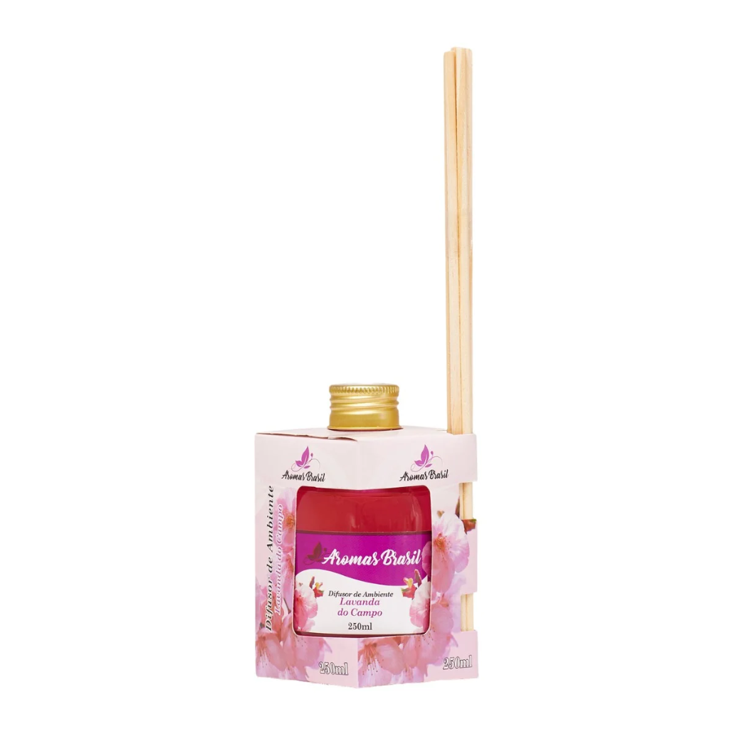 Aromatizador de Ambiente C/ Vareta Brasil 250ml Lavanda do Campo