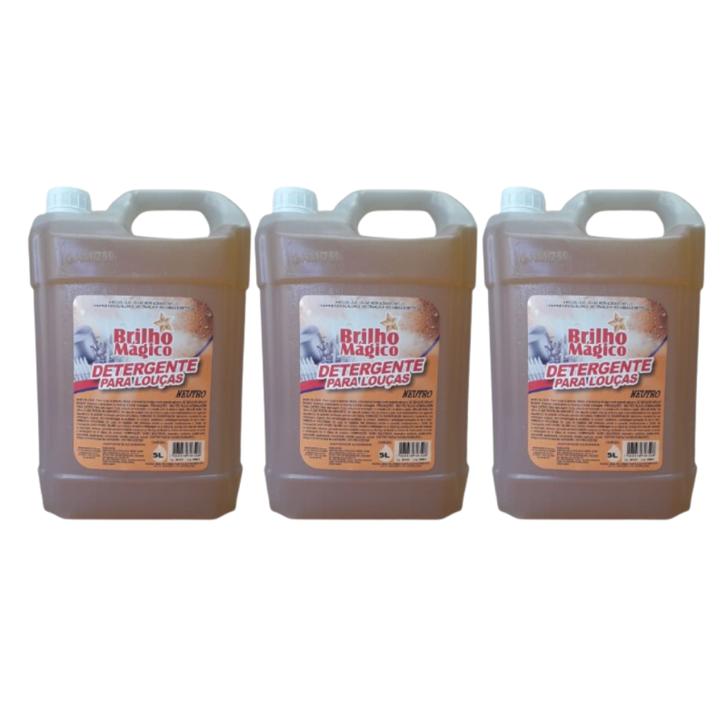 Detergente Louça Neutro 5l - 3 Und