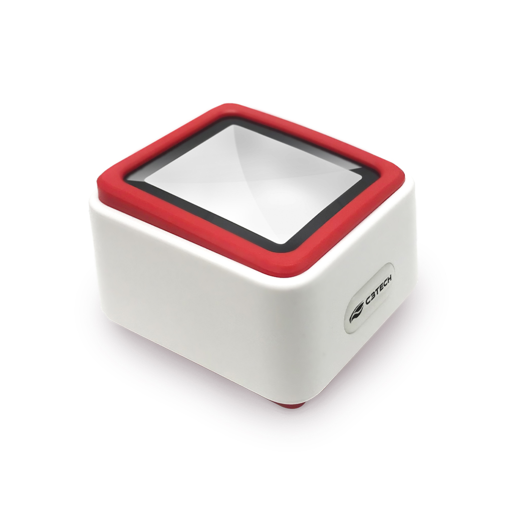 Leitor Cod de Barras Usb Lb-d100wh Laser de Mesa Branco