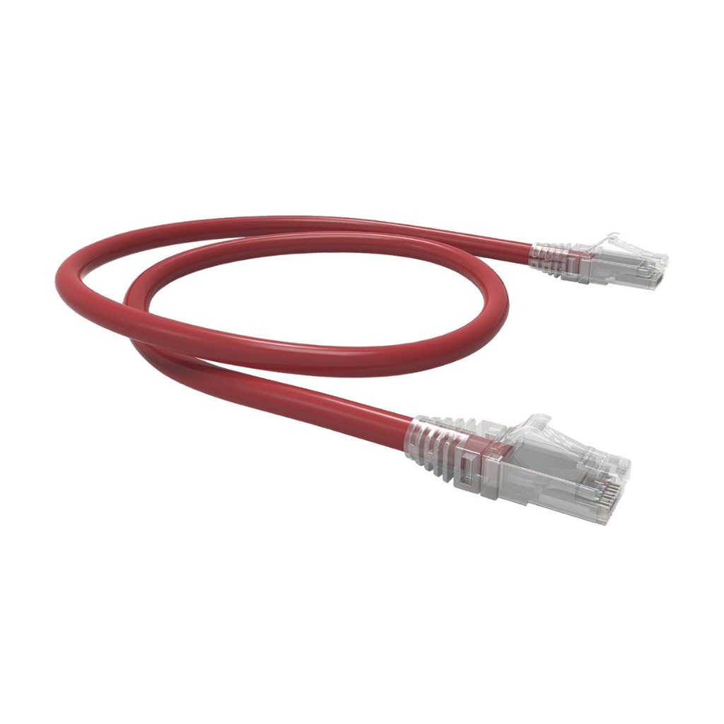 Patch Cord 1,5mt Cat5e Multilan Vermelho