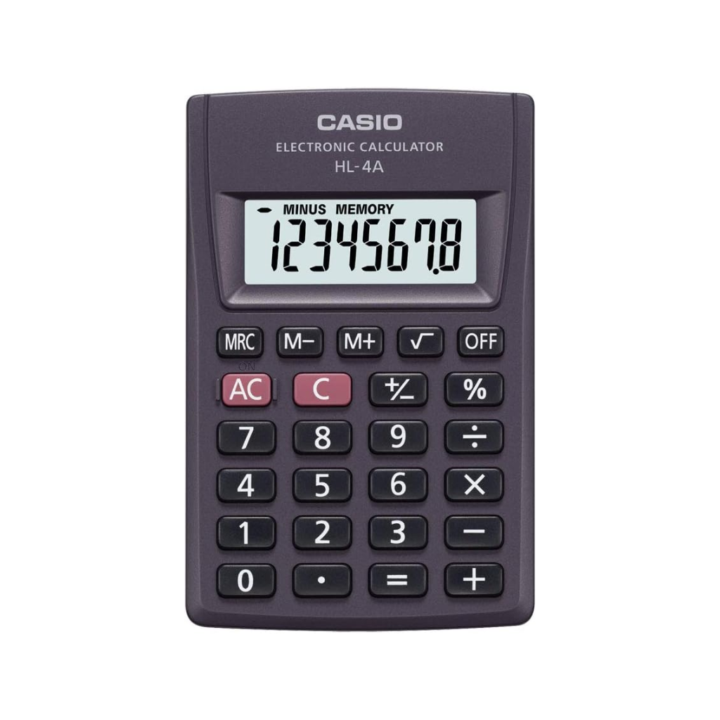 CALCULADORA DE BOLSO 8 DIG PRETA HL-4A