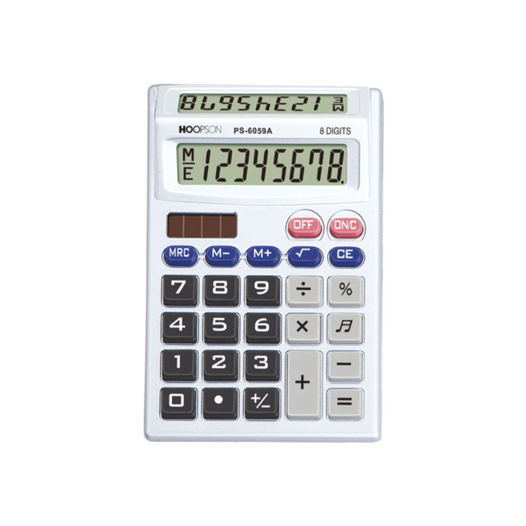 CALCULADORA 8 DIG. PS-6059A HOOPSON