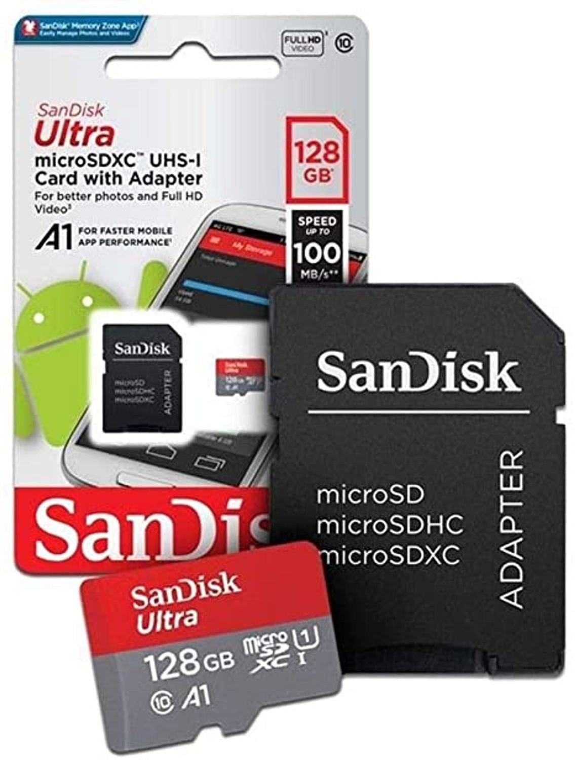 Cartão de Memória 128gb Micro Sd Ultra 100mbs Classe 10