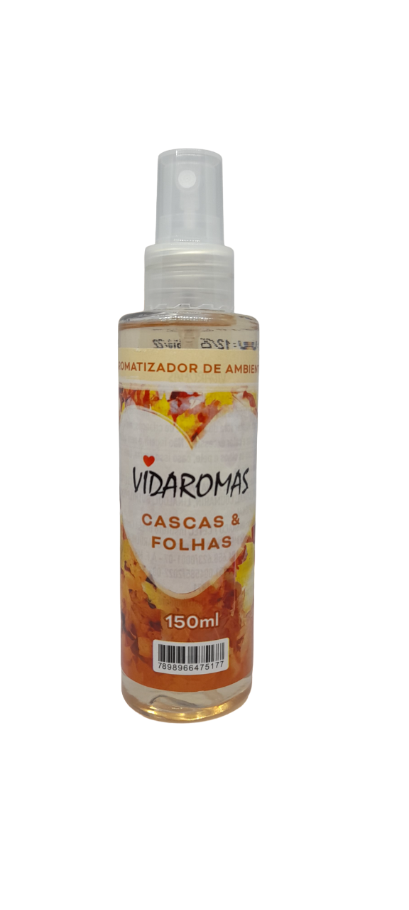 Aromatizador de Ambiente Spray 150ml Cascas & Folhas Vidaroma