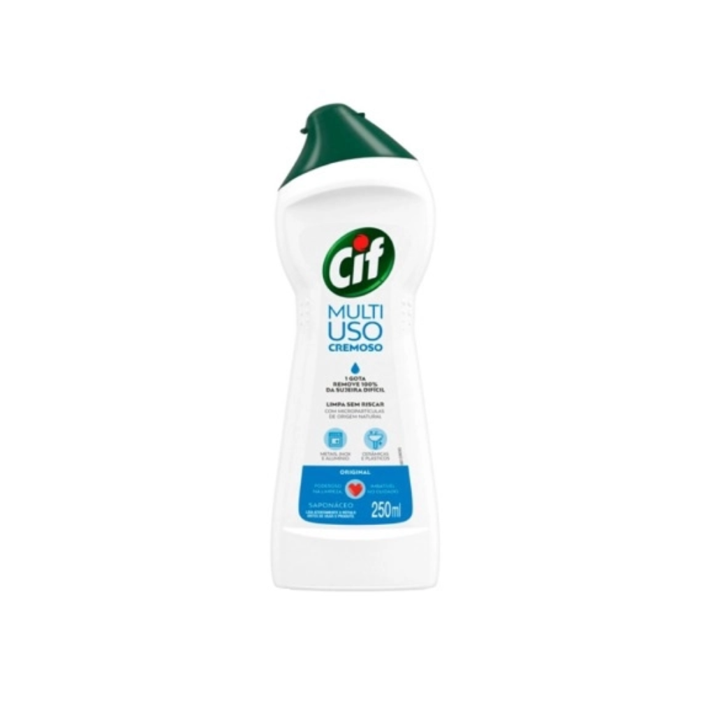 SAPONÁCEO MULTIUSO CREMOSO ORIGINAL 250ML - CIF 