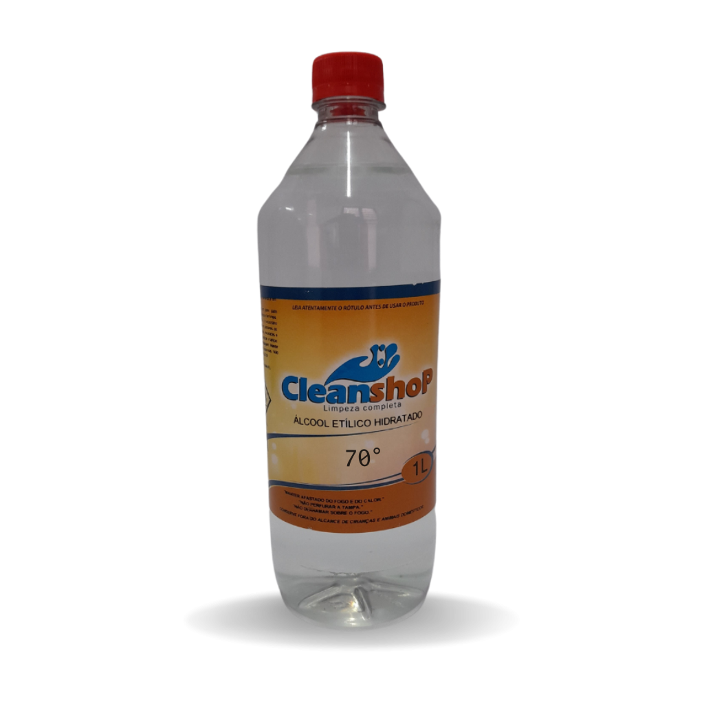 Álcool Etílico Liq 70º 1l Clean Shop