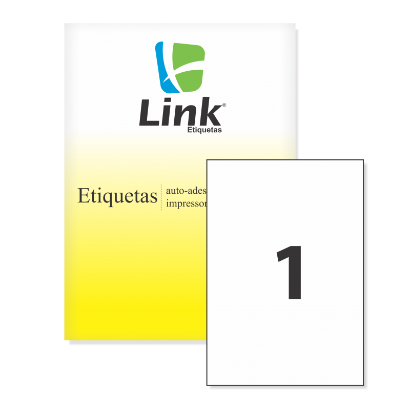 Etiqueta 210 X 297 A4 Folha Inteira Cx C/25