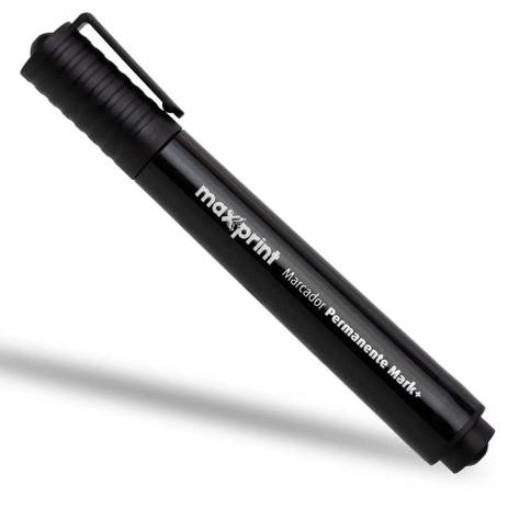 Marcador Permanente Preto Mark+ Maxprint