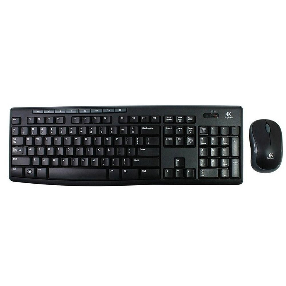 Kit Teclado e Mouse Usb S Fio Mk270