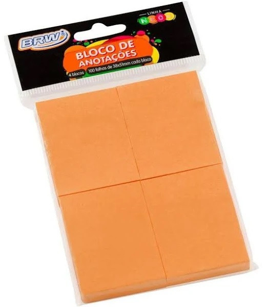 Anote e Cole 38 X 51mm Lar 100fl Ba3802 Brw