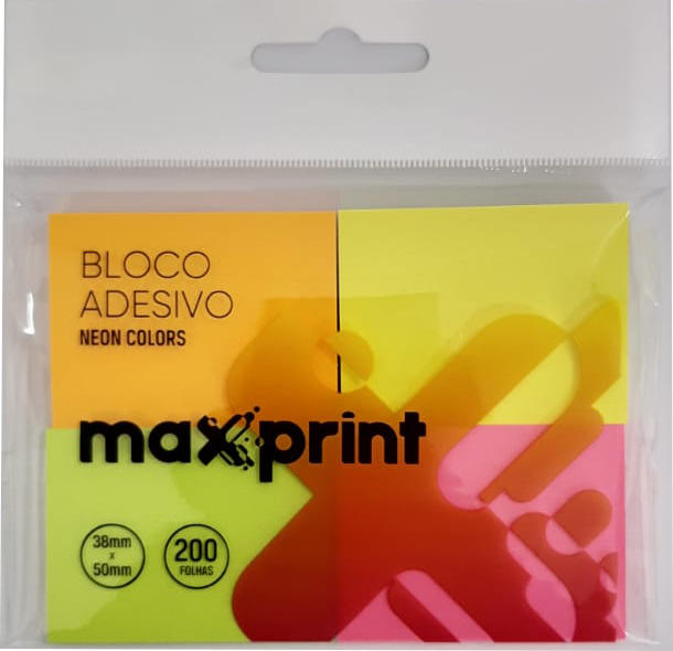Anote e Cole 38x50 Peq Neon Color Max 50fl
