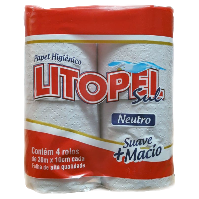 Papel Higiênico 4x30m Litopel Rolinho Sulpel 