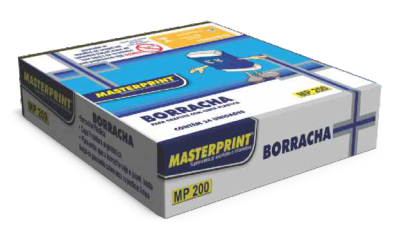 Borracha Branca com Capa Azul Mp200