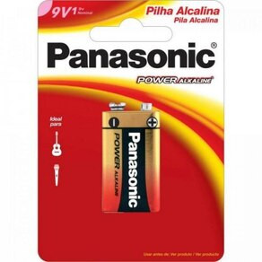 Bateria 9v Alcalina 36050-3 Panasonic