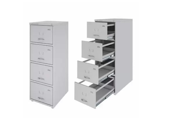 Arquivo de Aco 4 Gavetas Profundidade 51cm Ch 26 Cinza Rch