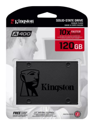 Ssd 120gb Sataiii 2,5 Kingston Sa400s37/120g