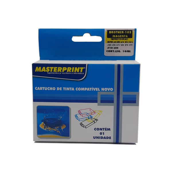 Cartucho Brother Lc103 Magenta Similar - 224050007 - Masterprint