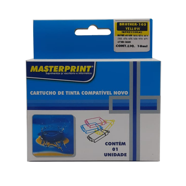 Cartucho Brother Lc103 Amarelo Similar - 224050008 - Masterprint