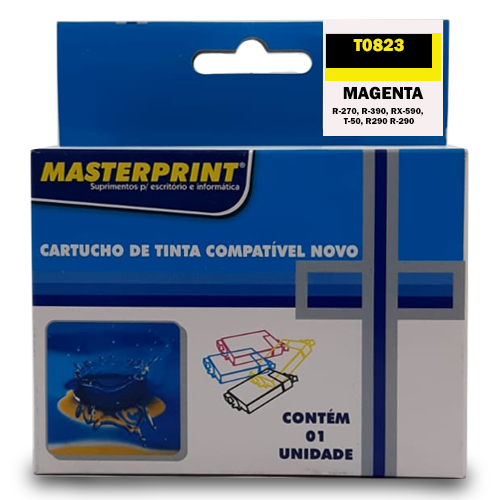 Cartucho Epson 82 Magenta T0823 Similar - 224010069 - Masterprint