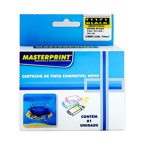 Cartucho Epson 117 Preto T1171 Similar - Masterprint