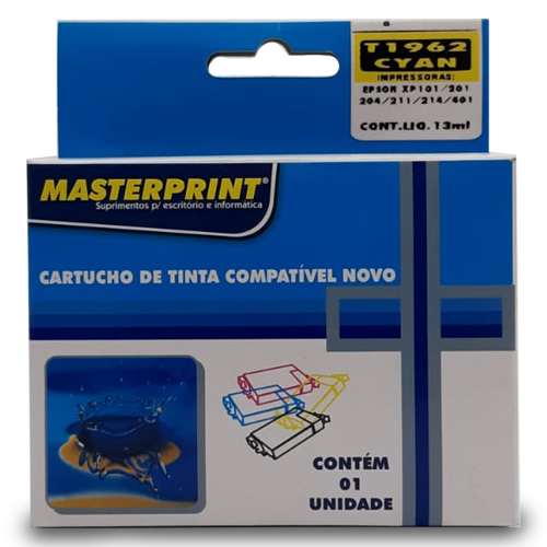 Cartucho Epson T1962 / T1942 Ciano Similar - 224010095 - Masterprint