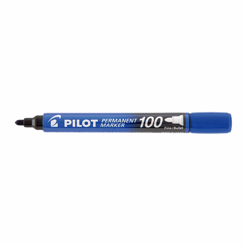 Marcador Permanente Sca-100 Azul Pilot
