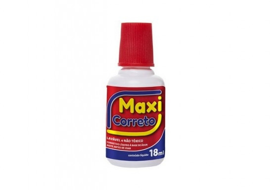 Corretivo Líquido 18ml Maxxi Correto