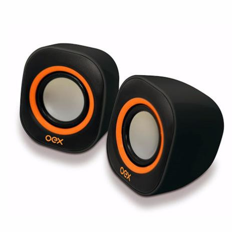 Caixa de Som Speaker Round 8w Rms Pt/lr Sk100 Oex