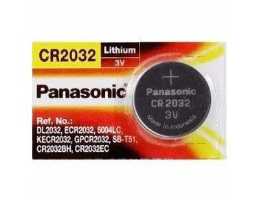 Bateria Botão Lithium 3v Cr2032 36301-4 Panasonic