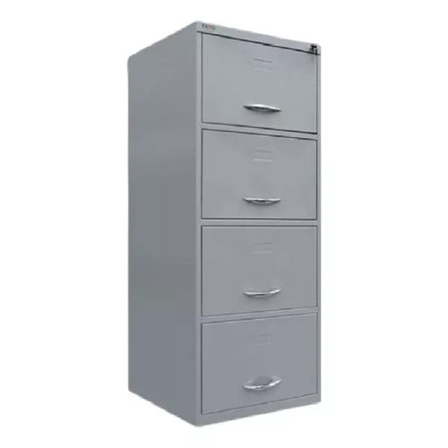 Arquivo De Aço 4 Gavetas Profundidade 61cm Ch 26 Cinza Rao-4/61 Rch