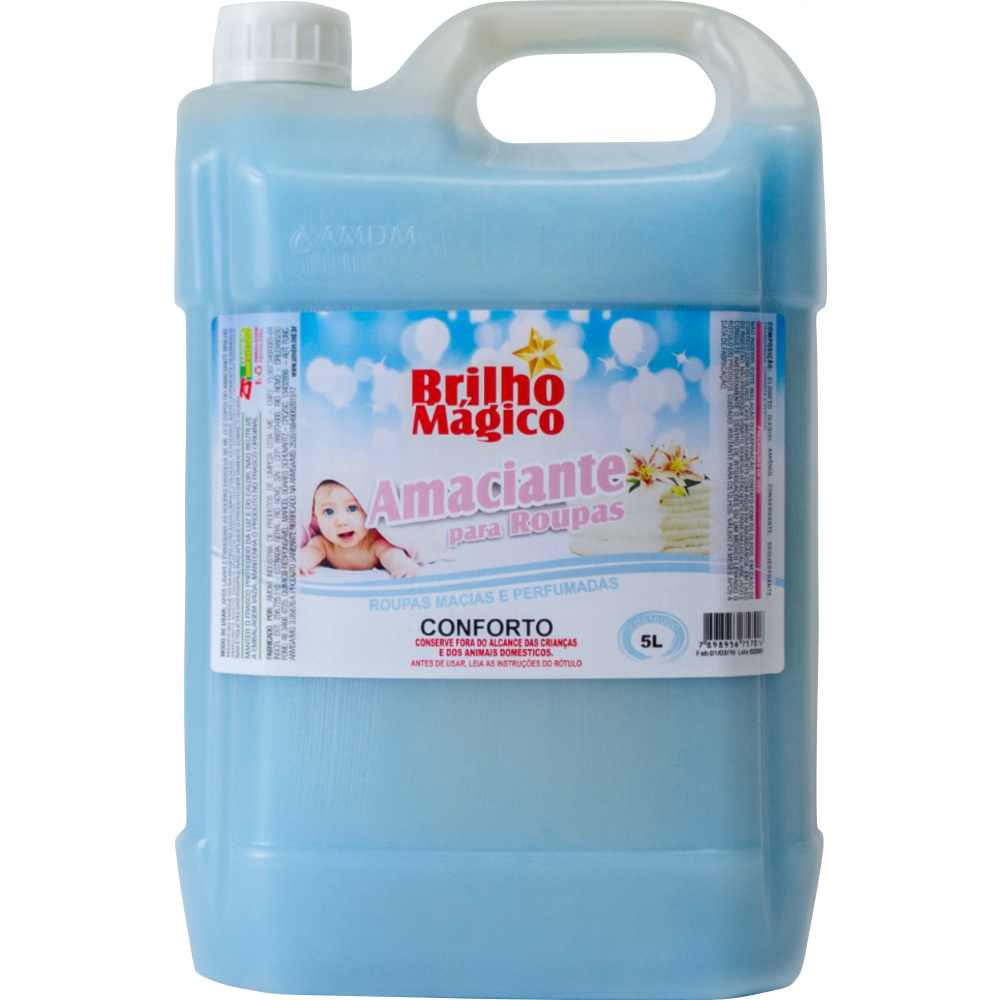 Amaciante de Roupas Confort 5l Brilho Mágico