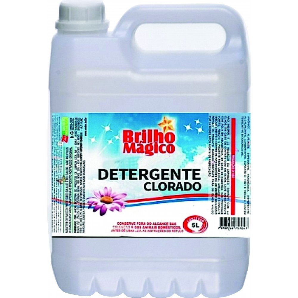 Detergente Clorado 5l Brilho Mágico