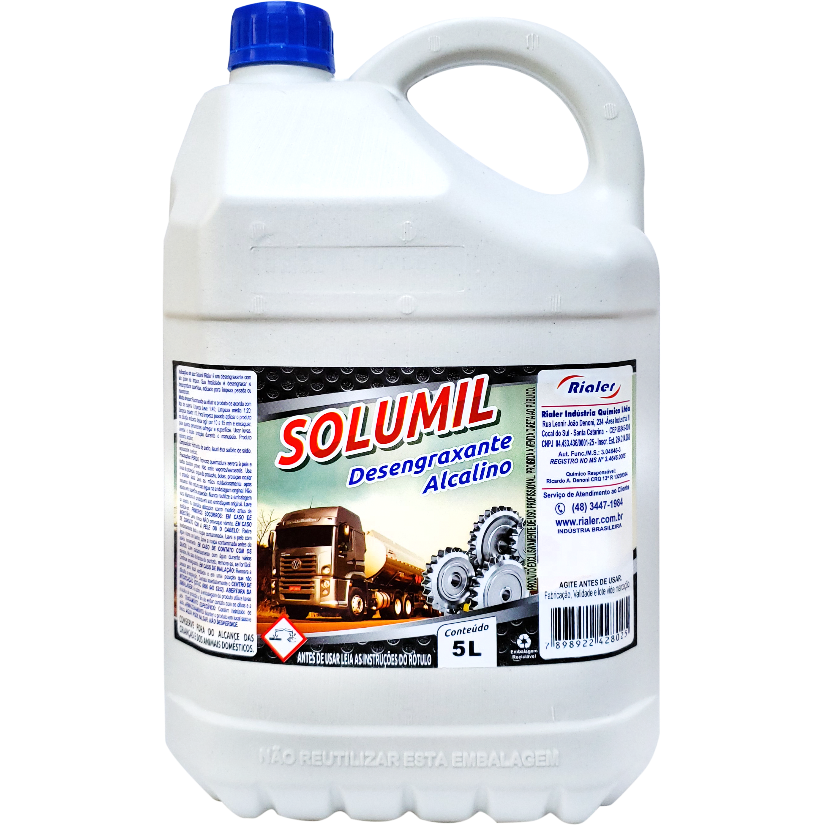 Limpa Alumínio Alumil 5l Rialer 
