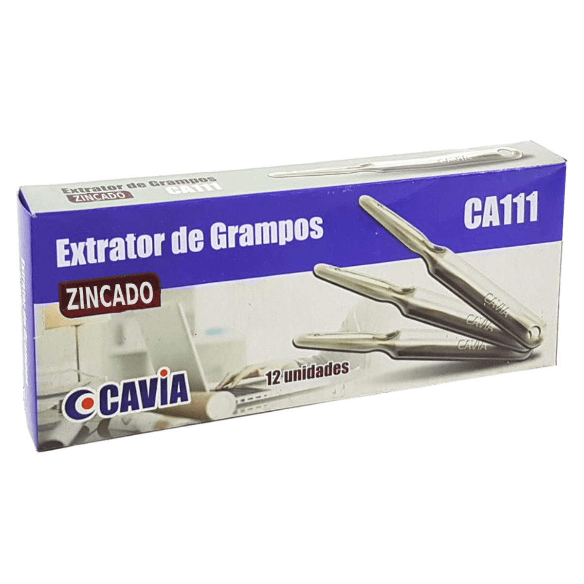 Extrator de Grampo Espátula Zincado Cavia