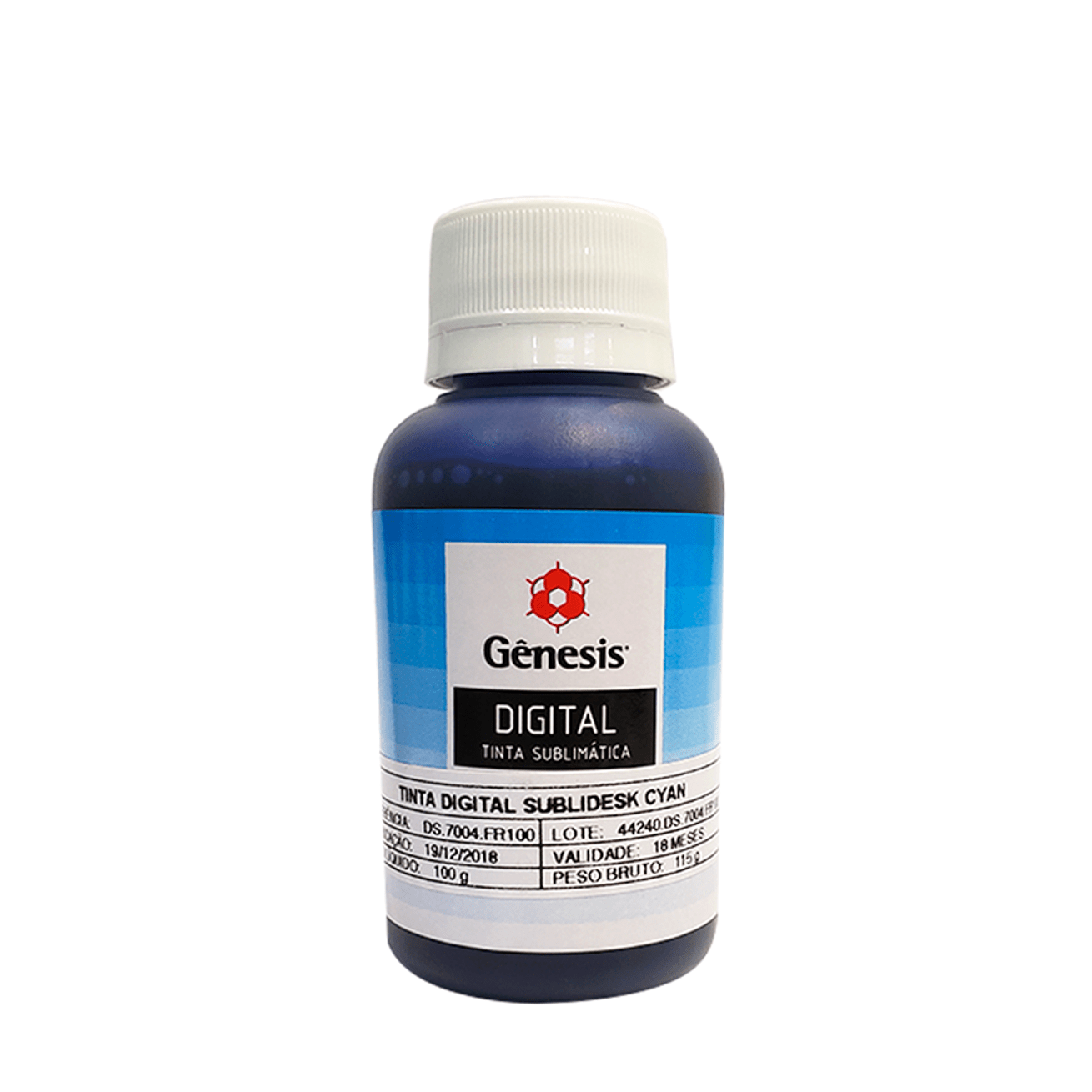 Tinta Sublimática Ciano 100ml Genesis