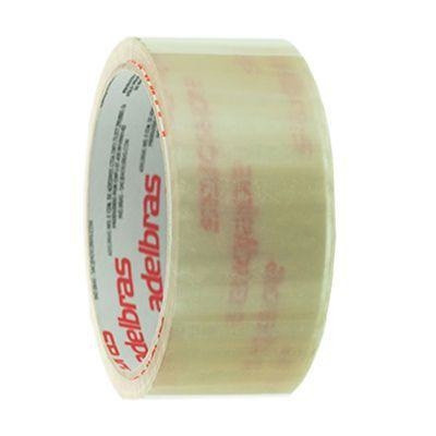 Fita Adesiva Larga 48mm X 100m Transparente Adelbras