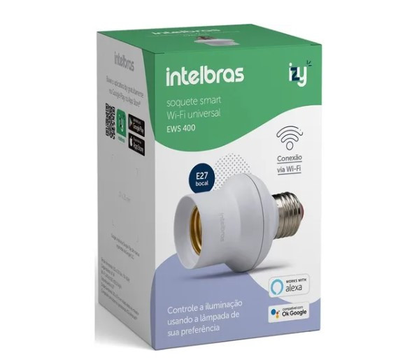 Interruptor Inteligente Soquete E27 Ews 400 Intelbras 