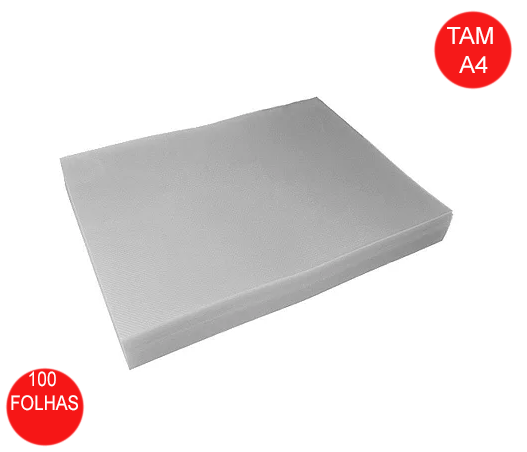 Capa Encadernação Pvc A4 Transparente C/100 Un Lassane