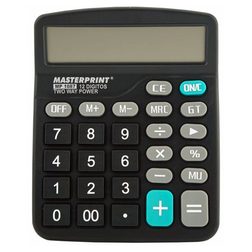 Calculadora 12 Dig. Mp 1087 Masterprint