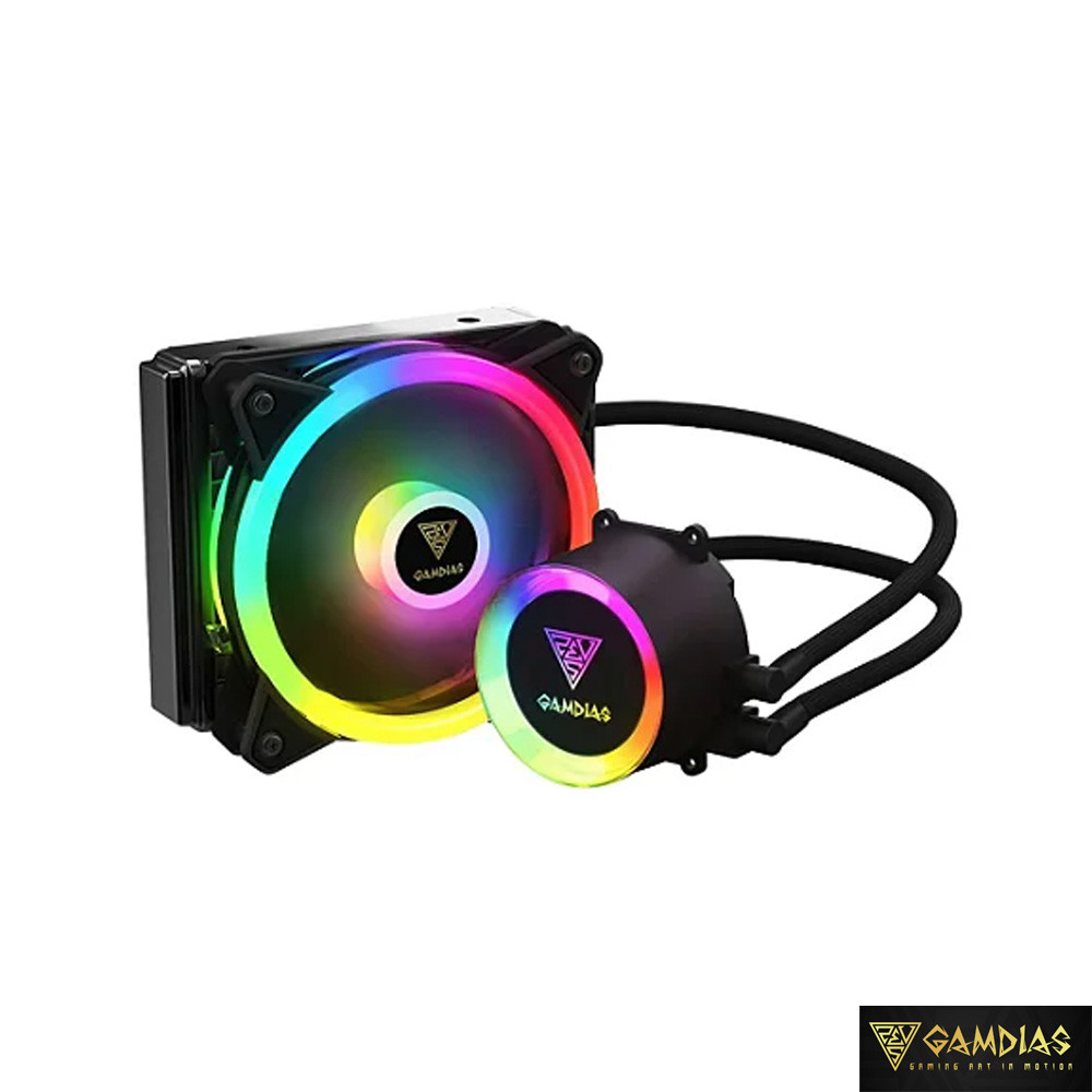 Water Cooler Rgb Chione Intel-amd 120mm Preto Gamdias 