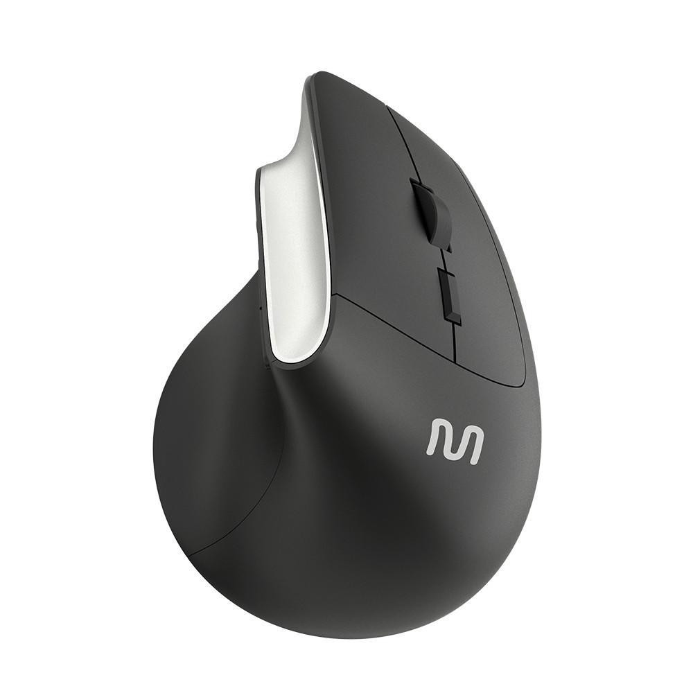 Mouse Vertical S/ Fio Usb 2.4ghz 1600dpi Preto multilaser