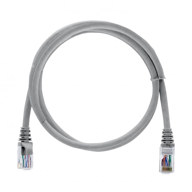 Patch Cord Cat5e 0.80 Cm Cinza