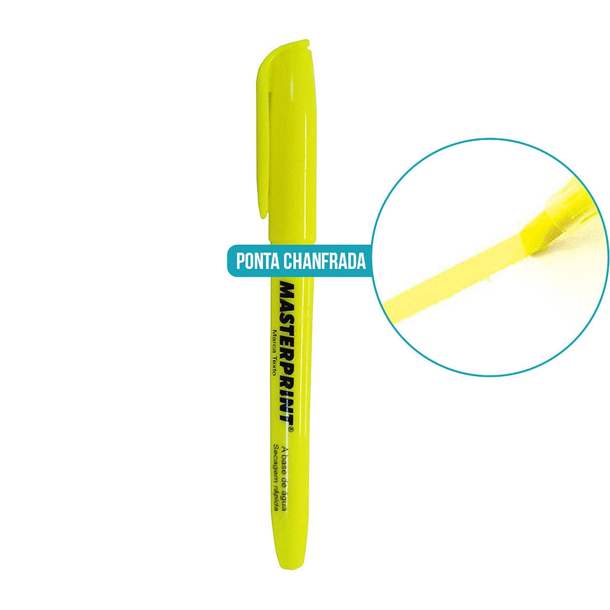 Marca Texto Amarelo Mp612 Masterprint 